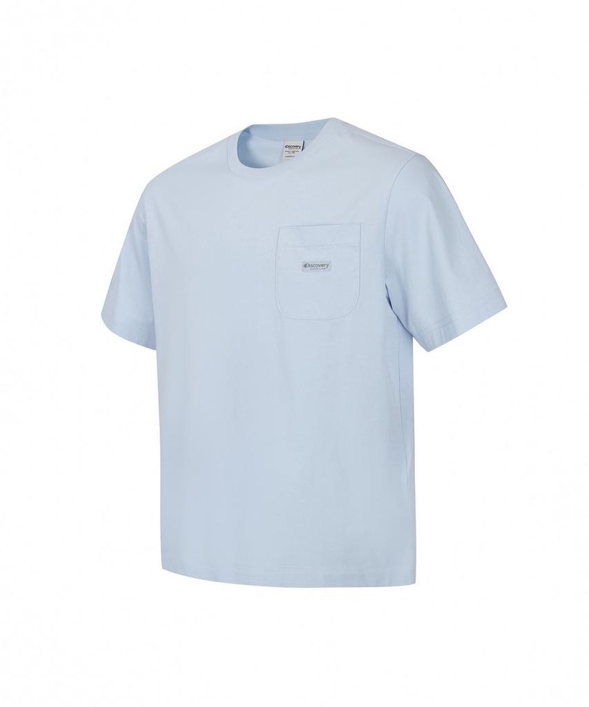 DISCOVERY EXPEDITION Uni Freshvent D-Symbol Short Sleeve T-Shirt (L/Blue)