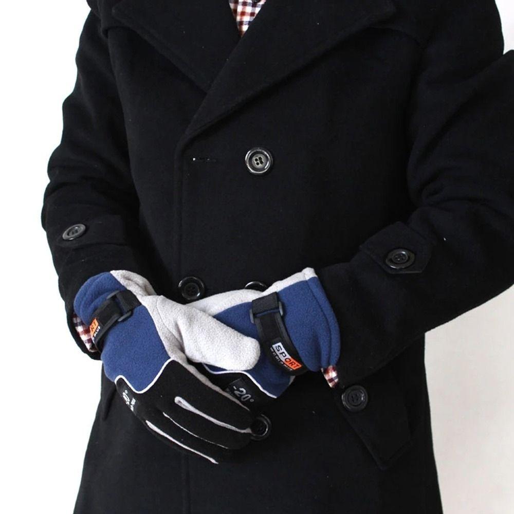 Cold Proof Autumn Winter Gloves Windproof Warm Mitten New Women Men Gloves  Outdoor