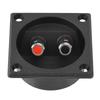 Speakers Terminal Box Push Spring Type 2 Binding Post Cable Connector Acoustic Components