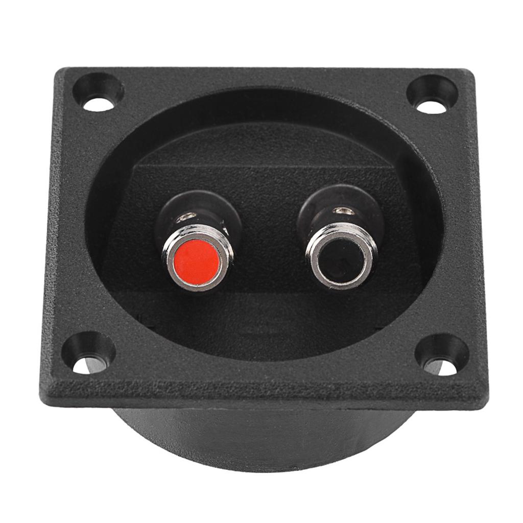 Speakers Terminal Box Push Spring Type 2 Binding Post Cable Connector Acoustic Components