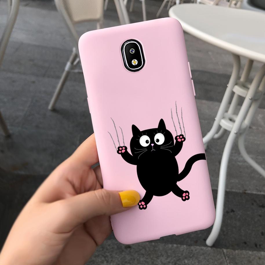For Samsung Galaxy J5 2017 J530 SM-J530F Case Cute Cartoon Cats Unicorn Butterfly Bee Soft Cover for Samsung J5 2017 J530F Funda