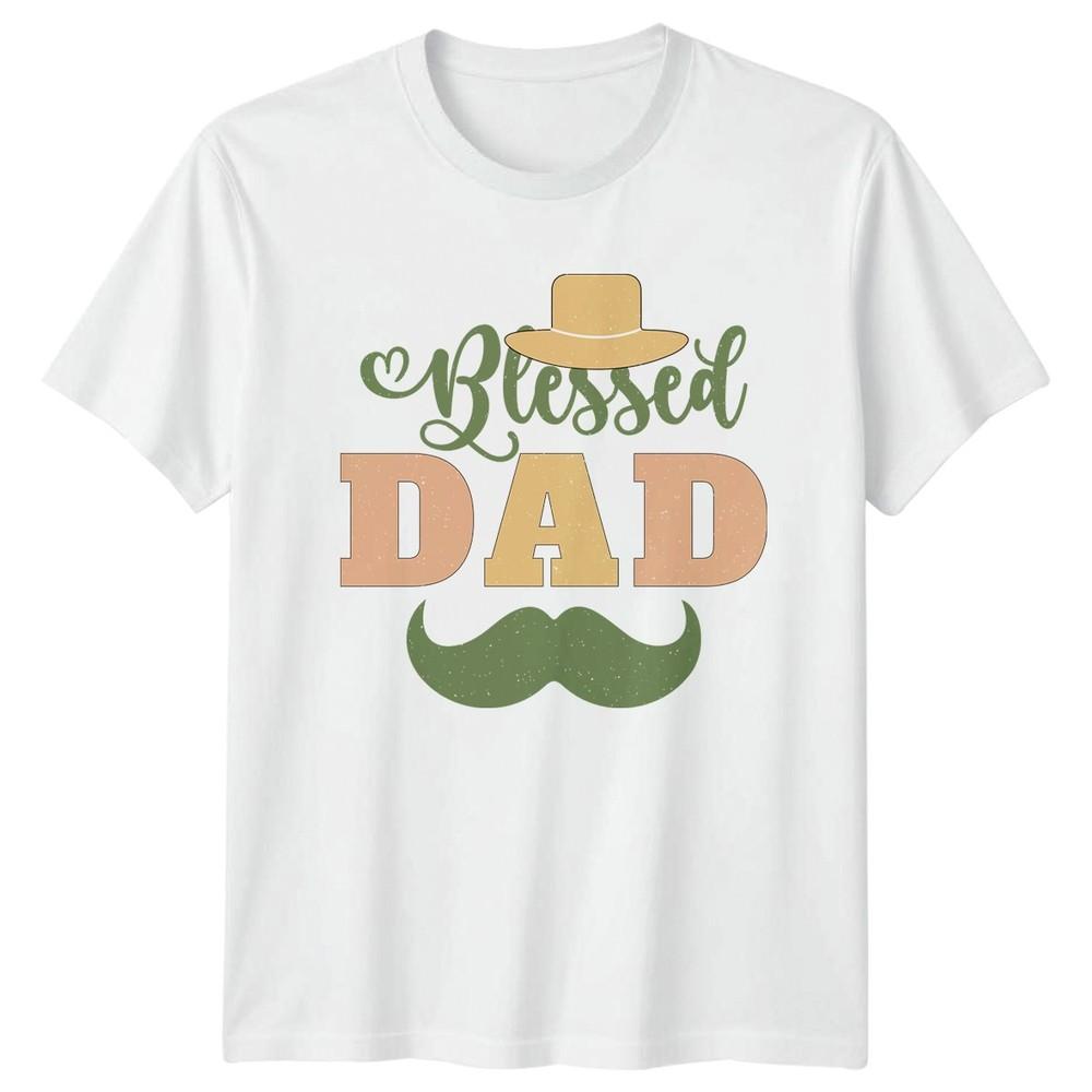 Blessed Dad Unisexs TShirt Fatherhood Family Fathers Day Gift For Him S