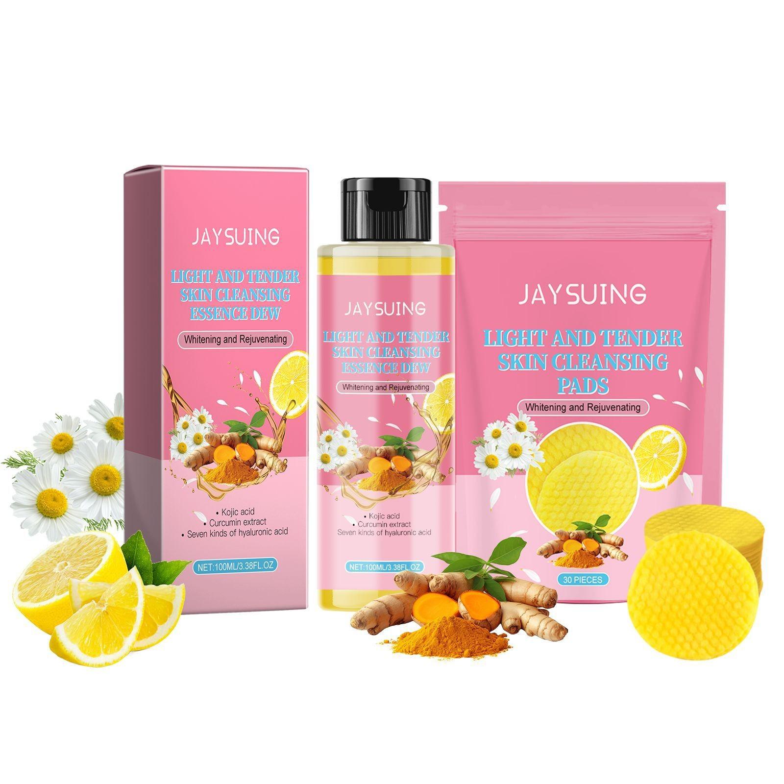 

Очищающие диски для осветления кожи Очищающие диски Kojic Помогают сбалансировать жир и воду кожи Увлажняют Удаляют излишки кератина с кожи тела 30 шт 1 мл One Size розовый