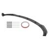 3pcs Front Bumper Lip Spoiler Trim Protection Carbon Fiber Style Replacement for Tesla Model 3