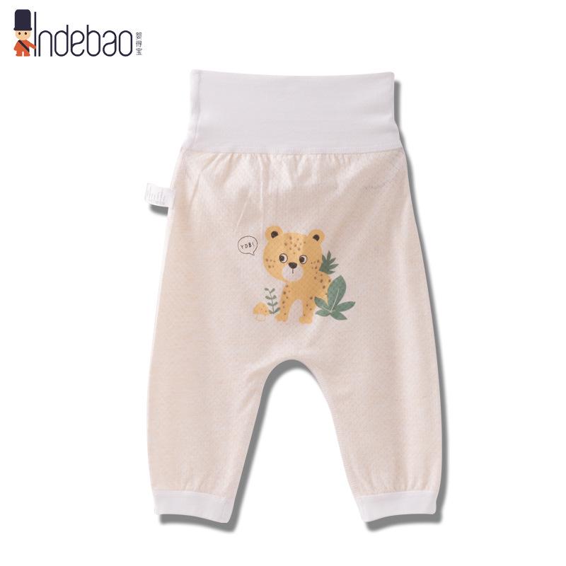 

Детские штаны с рисунком и высокой талией: Летняя тонкая, антимоскитная, универсальная пижама для мальчиков и девочек 90 cm жёлтый