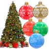 Inflatable Christmas Balloon Weather Resistant Lantern Ball Decorated Ball for Outdoor Indoor Holiday Yard Lawn Porch Decor