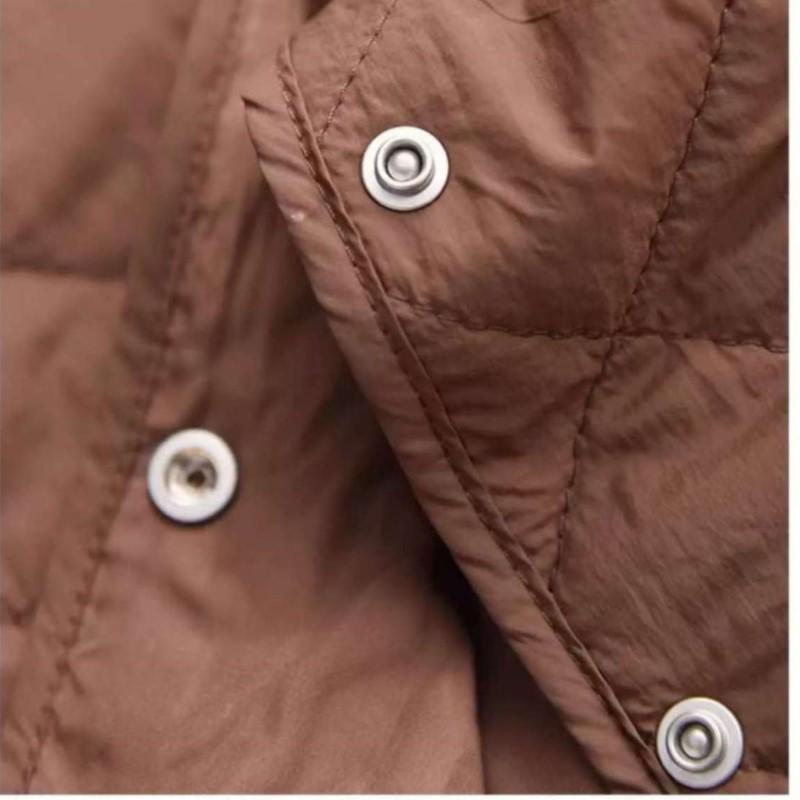 Johnature Cappotto monopetto a maniche lunghe con colletto rovesciato, tinta unita, da donna, autunno, autunno