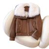 Imitation fox hair big fur collar fur women's jacket 2025 new thickened warm down cotton cotton jacket