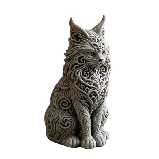 Vitrine Kattenbeeldje 3D Geprint Maine Ornamenten voor Tafeldecoratie