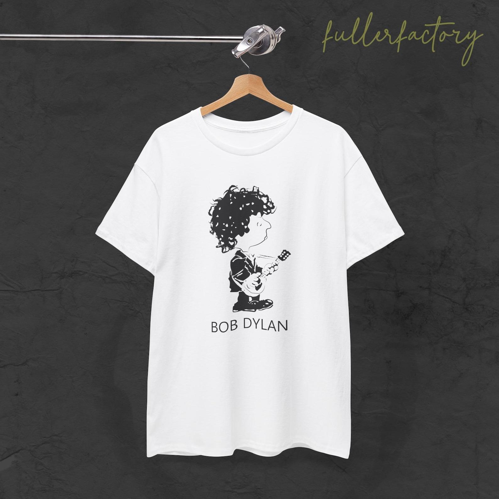 Bob Dylan T-Shirt, Bob Dylan Cartoon Shirt, Bob Dylan Vintage Shirt, L