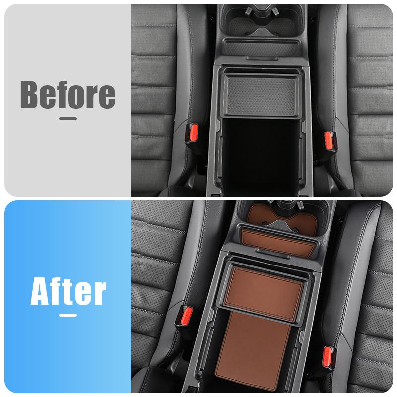 Car Accessories For Honda CR-V CRV 6th Gen 2023 2024 2025 Hybrid Leather Gate Slot Pad Cup Cushion Sticker Non-Slip Rug Mats