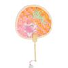 Gradient Bamboo Woven DIY Round Fan Kit - Intangible Cultural Heritage Craft for Children's Parent-Child Activity & Mother's Day Gift
