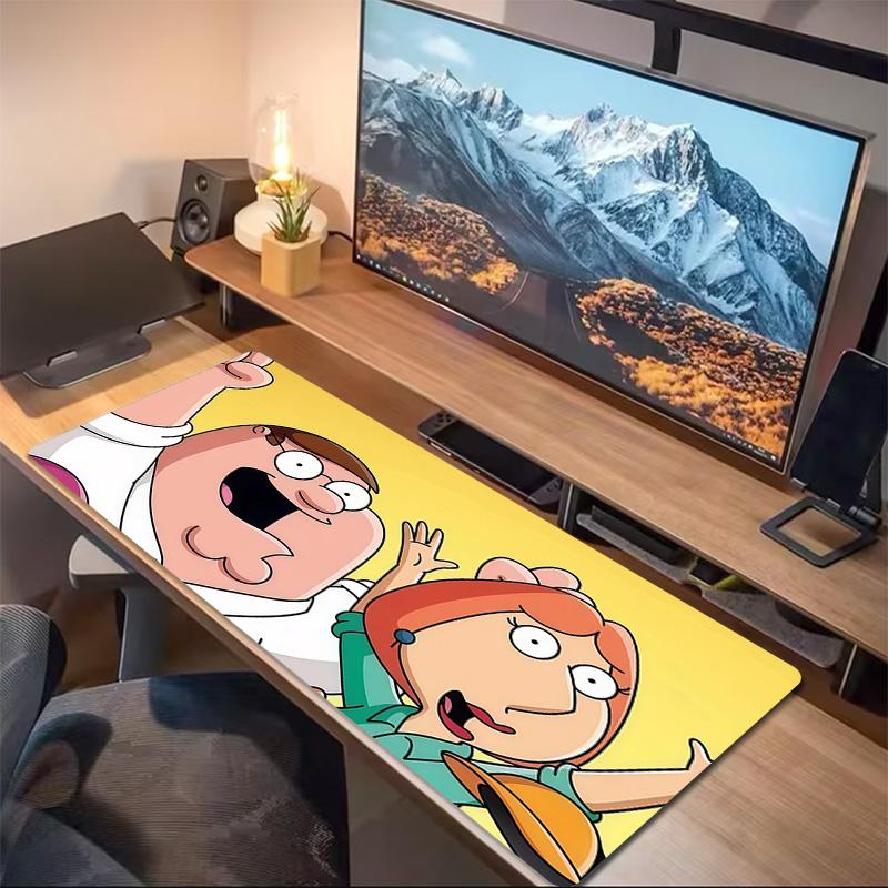 Family Guy2 Print Cushion Non-slip Laptop Tablet Big Mousepad XXL Mat Mini PC Playmat With Lock Edge