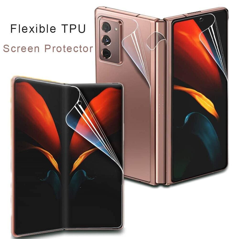 Para Samsung Galaxy Z Fold 3 teléfono Hidrogel HD Película protectora de pantalla delantero trasero Para Samsung Galaxy Z Fold 3 teléfono Hidrogel HD Película protectora de pantalla delantero trasero