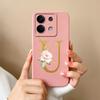 Phone Case For Redmi Note 13 Pro 4G 5G Elegant Letter Soft Liquid Silicone Full Coverage Protector For Redmi Note13 13Pro Fundas
