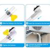 Portable Air Conditioner Drain Hose Set with Connector Air Conditioner Drainage Solution Easy to Install Drain Hose