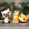 Detachable Hat Shapeshifting Animal Ornament Miniature Kitten Cat Figurines Gift for Kids Children Birthday Desk Home Decoration