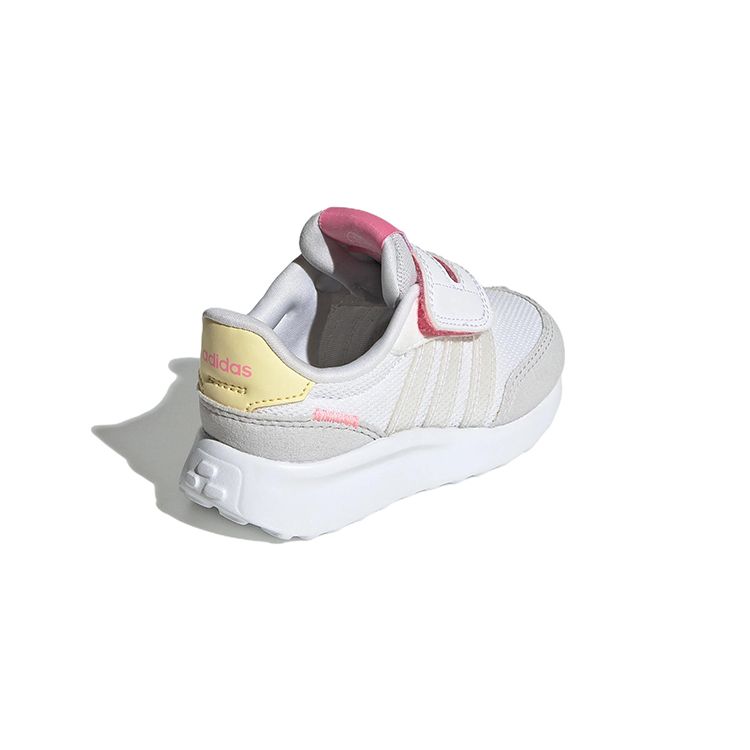 Adidas Neo Run 70S Ac Synthetic Leather Comfortable Durable Low-Top Sports Casual Shoes Baby Sneakers White Gray GW1485