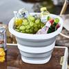 Foldable Water Bucket Essential For Fishing Camping Travel Collapsible Pail With Handle For Easy Storage Outdoor Use