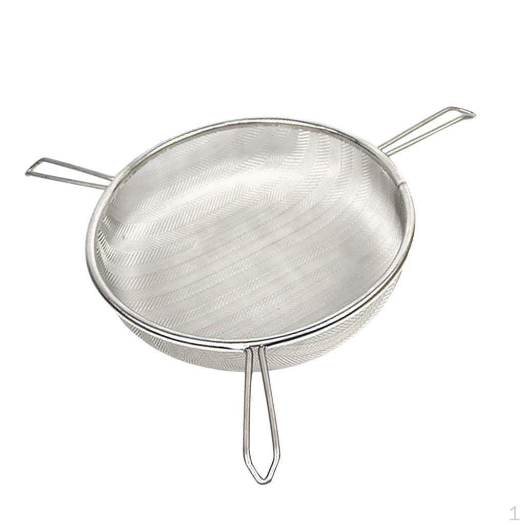Beekeeping Strainer 10  Dia Durable Stainless Steel with 3 Handle