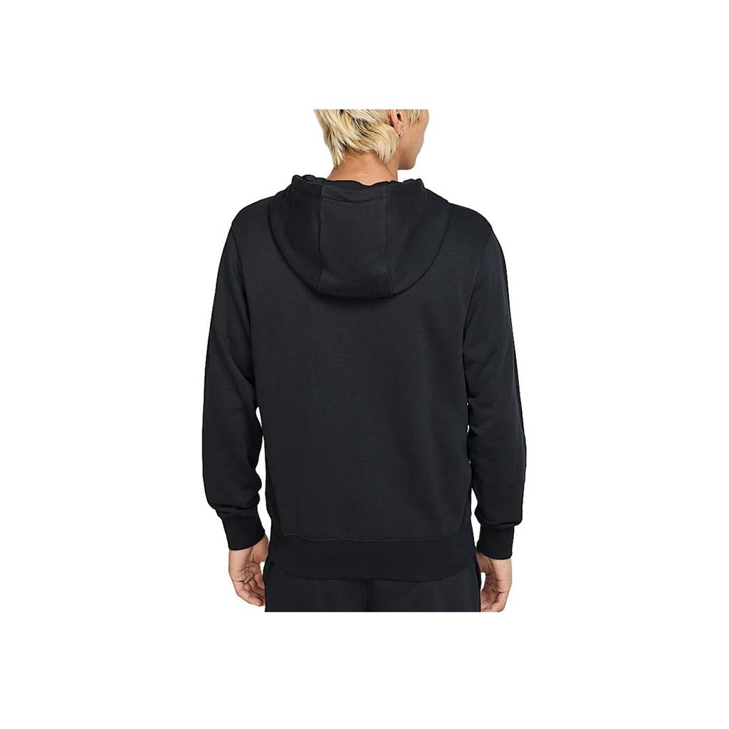 Nike Club Zip Up Französisches Langarm-Hoodie Herren Sweatshirts Schwarz FN3885010