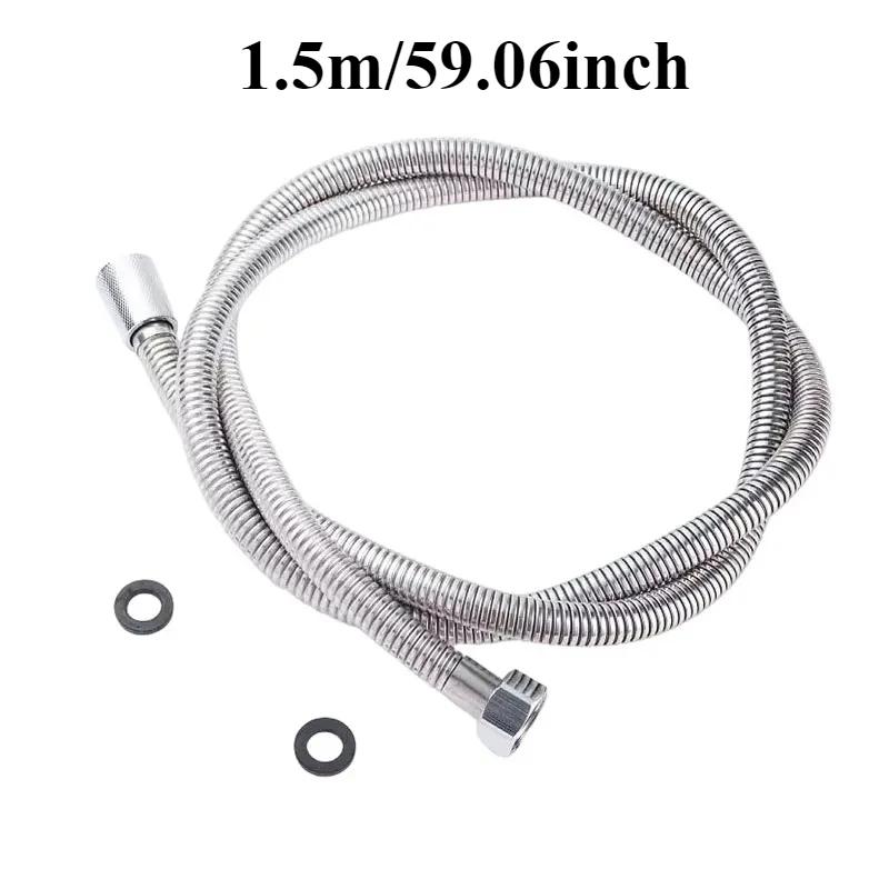 

1.5m/2m Stainless Steel Flexible Pipe Plumbing for Bathroom Accessories Tool Shower Head Pipe Shower Hose Bath Hose Garden Hose