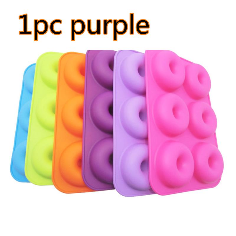 Silicone Donut Mold Baking Pan Non-Stick Baking Pastry Chocolate Cake Dessert DIY Decoration Tools Bagels Muffins Donuts Maker