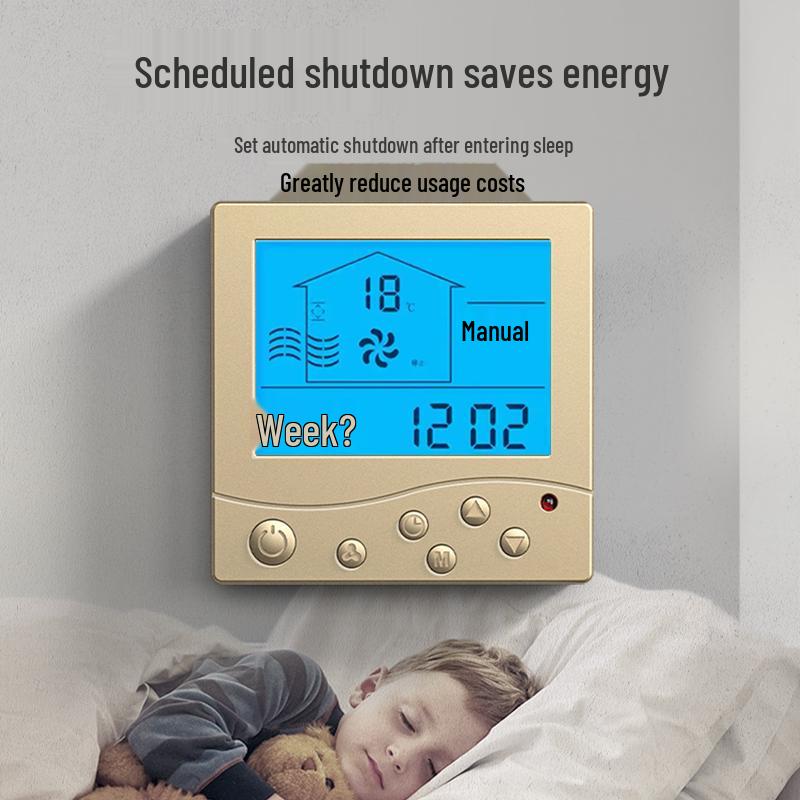 Universal Dual-Speed Exhaust Fan with Remote & LCD Control Panel