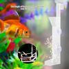 Acryl Garnelen Futterröhrchen, Garnelen Futterspender Transparente Glas Garnelen Futter Schale Tablett mit Saugnäpfen für Fischglas Aquarium Crystal Garnelen Krabben