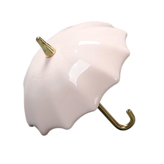 Ceramic Umbrella Tea Infuser Tea Filter with Fine Holes Loose Leaf Steeper Brewing Strainer Tea Accessories Tea Lovers Gifts