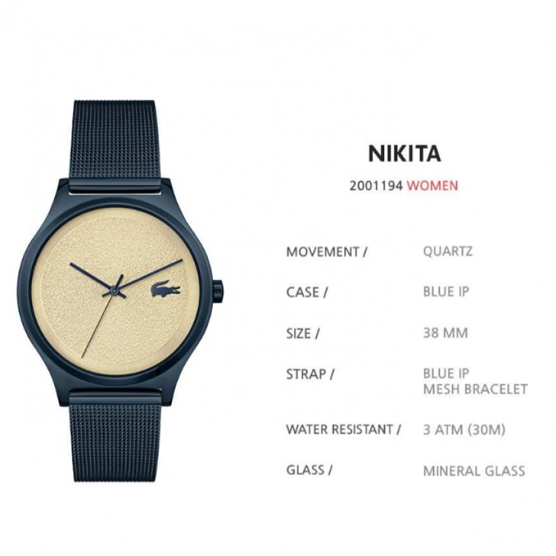 LacoSte Officially Imported Women S meSh Watch 2001194