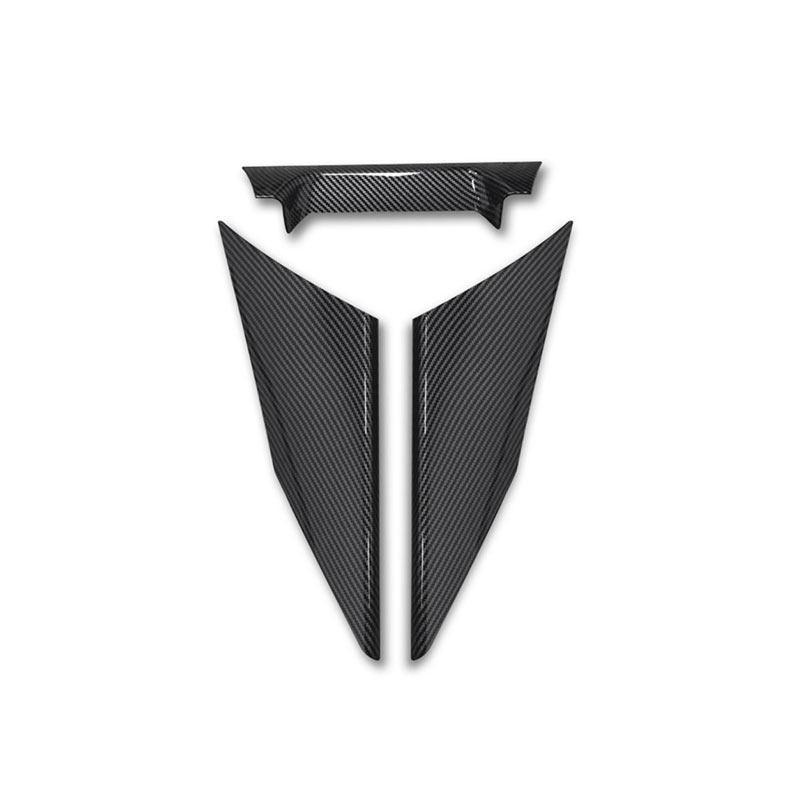 For BMW 5 Series G60 2024 ABS Carbon Fiber Texture Car Interior Center Console Side Gear Panel Frame Cover Decoration Trim