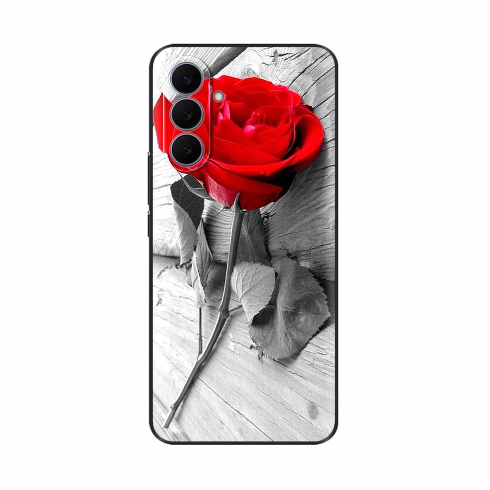 For Samsung Galaxy S25 FE Case Cute Cool Black Silicone Phone Cases For Samsung S25 FE 5G Case S25FE Back Cover Coque TPU Fundas