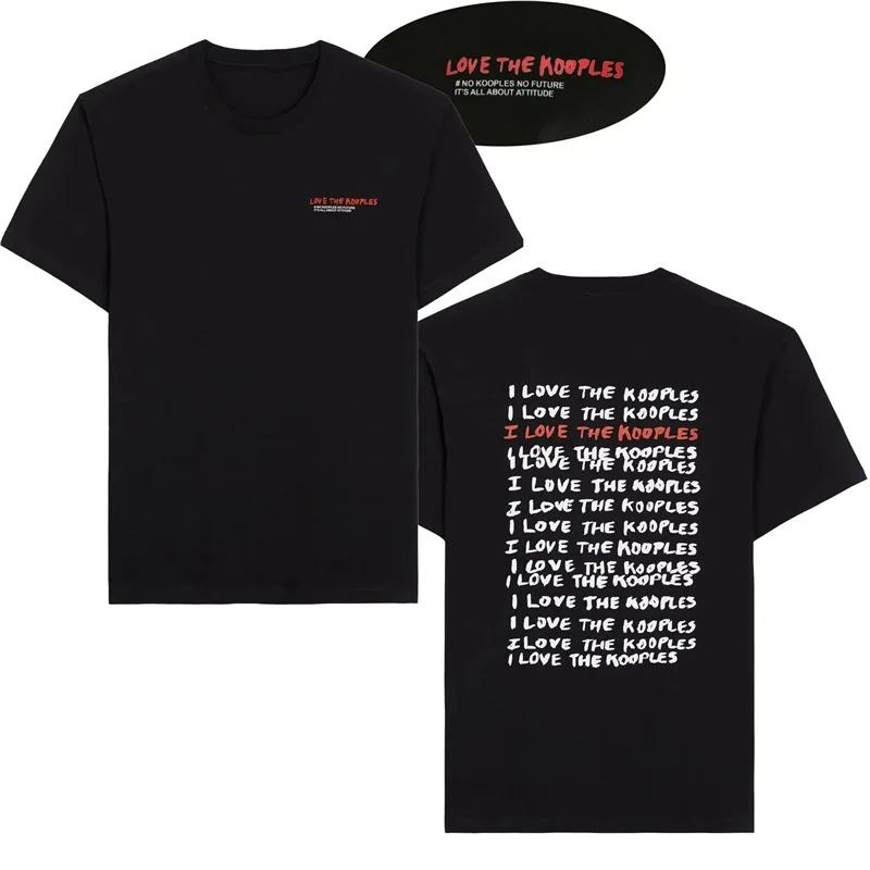 2026 New Summer HotSelling French Love TShirt Mens Womens Cotton Streetwear Hip Pop Casual Comfortable Y2k High Street Tops S