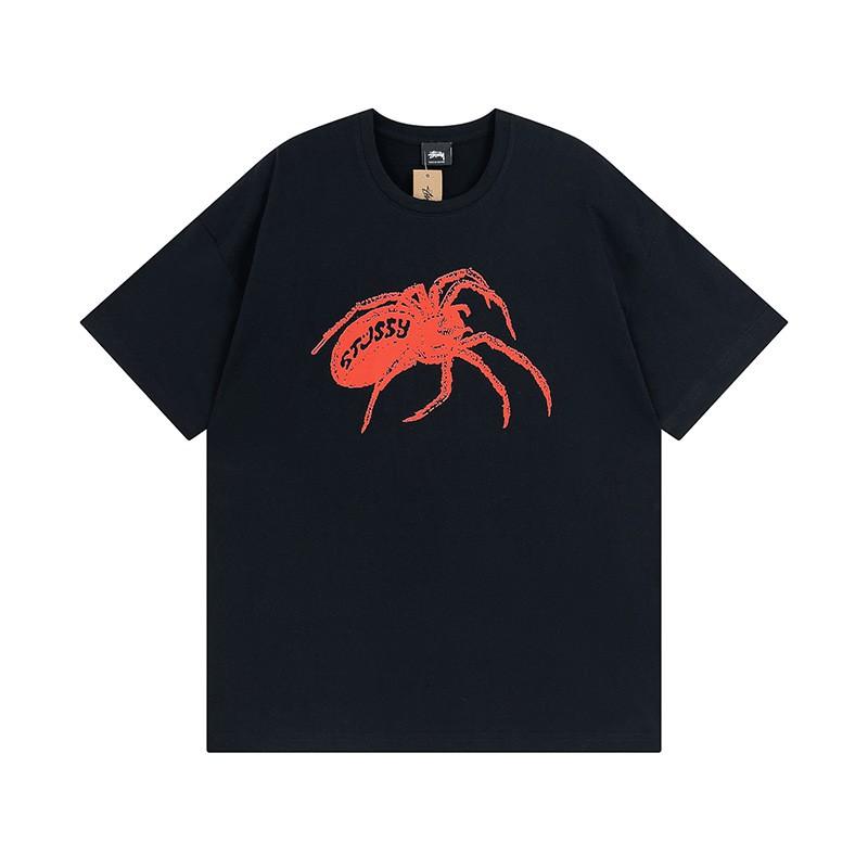 Short Sleeve T-Shirt Couples Street Style Letter Print Loose Fit Breathable Top