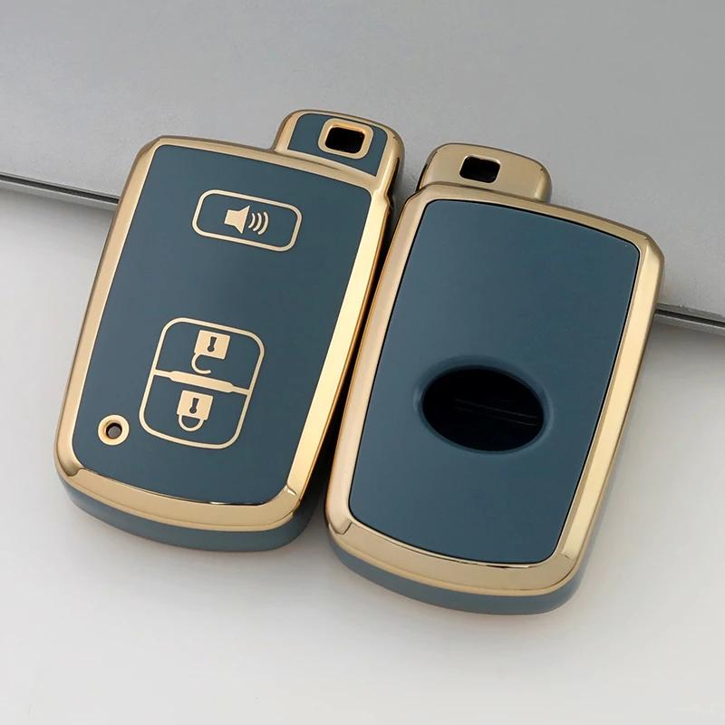 2 3 4 Buttons TPU Car Key Case for Toyota Prius Plus Auris Avalon Verso Rav 4 Corolla 2013 Yaris Hybrid Remote Keychain