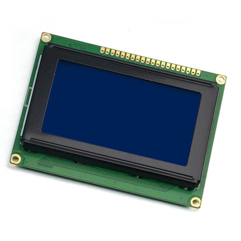 12864C-1 LCD Dot Matrix Screen with Font Library, Large Frame Display COB Module