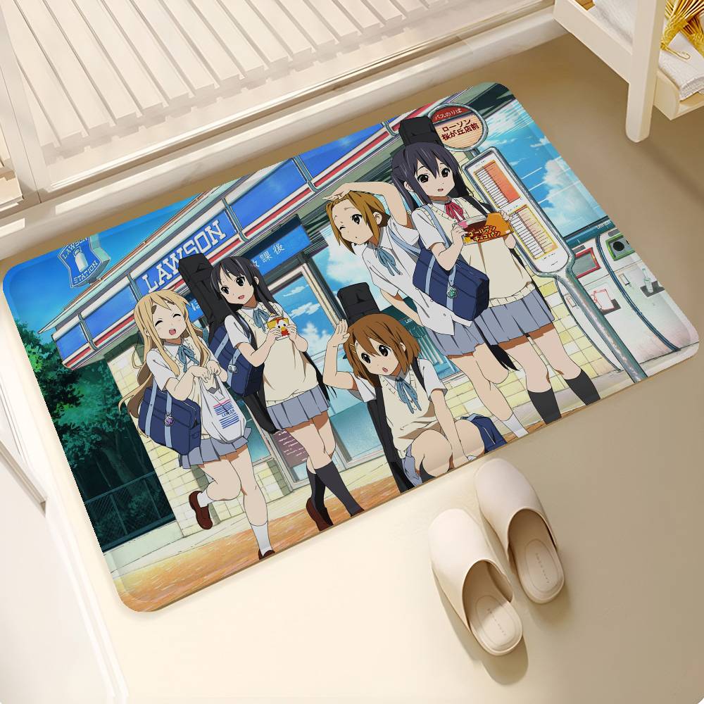 K-on Anime Bath Mat Nordic Style Home Doormat Bathroom-Toilet Mats Bedroom Welcome Doormat