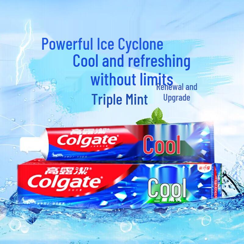Colgate Ice Mint Toothpaste & Ultra Clean Soft Toothbrush Bundle
