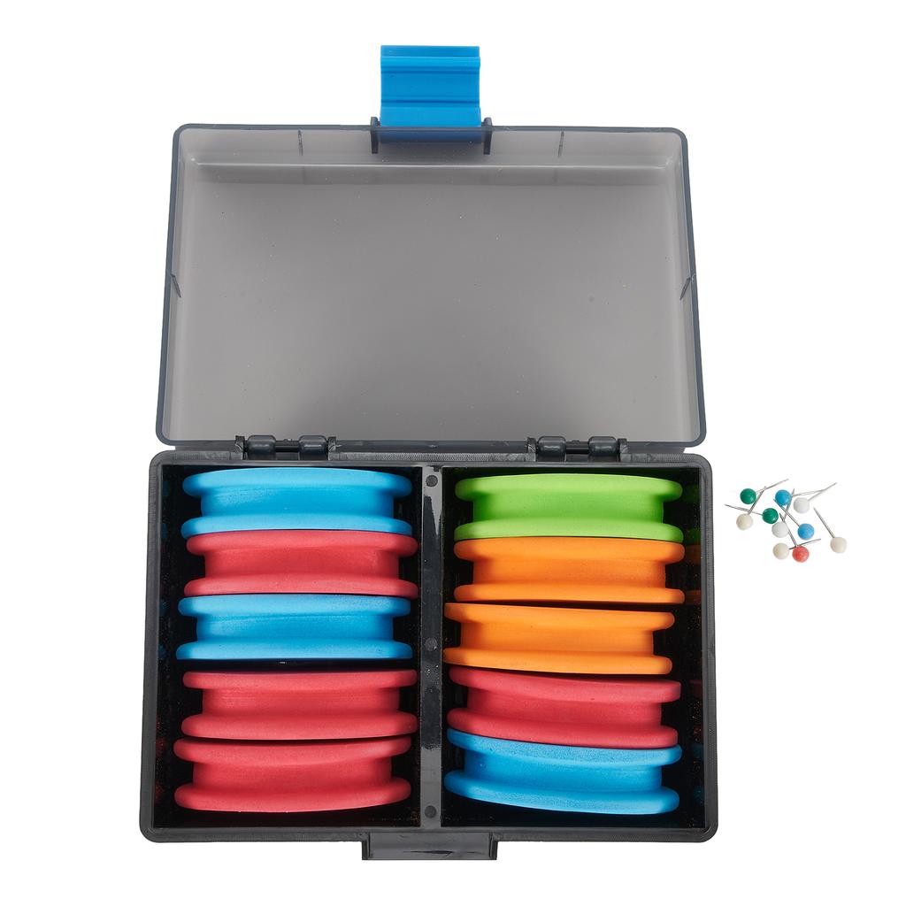 BOX Fishing Line Winder EVA Foam Rig Winder EVA WINDERS RIG 20pcs ABS+EVA