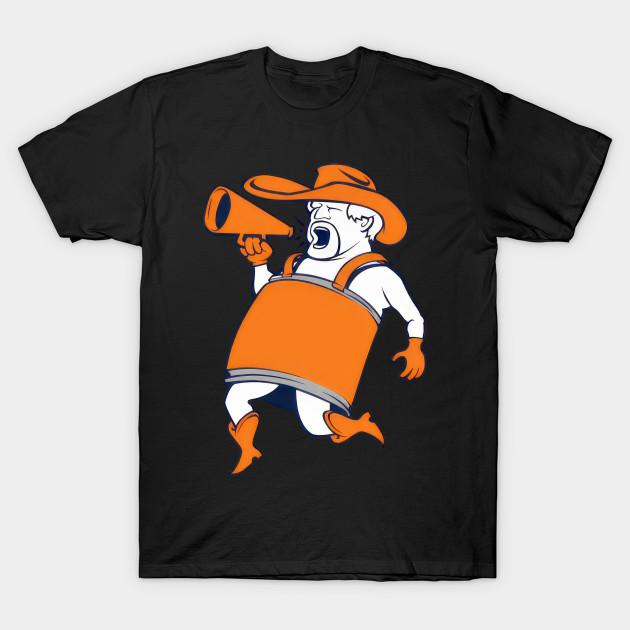 Men Black Print T-shirt Denver Broncos Barrel Man 471 - Tariik #300 No-Cut Transfer Paper Print Cotton Tshirt XL чёрный
