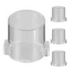 4Pcs Emergency Stop Button Cover Robust Safety Switch Protector for Industrial Applications Easy To Install Dustproof Cover