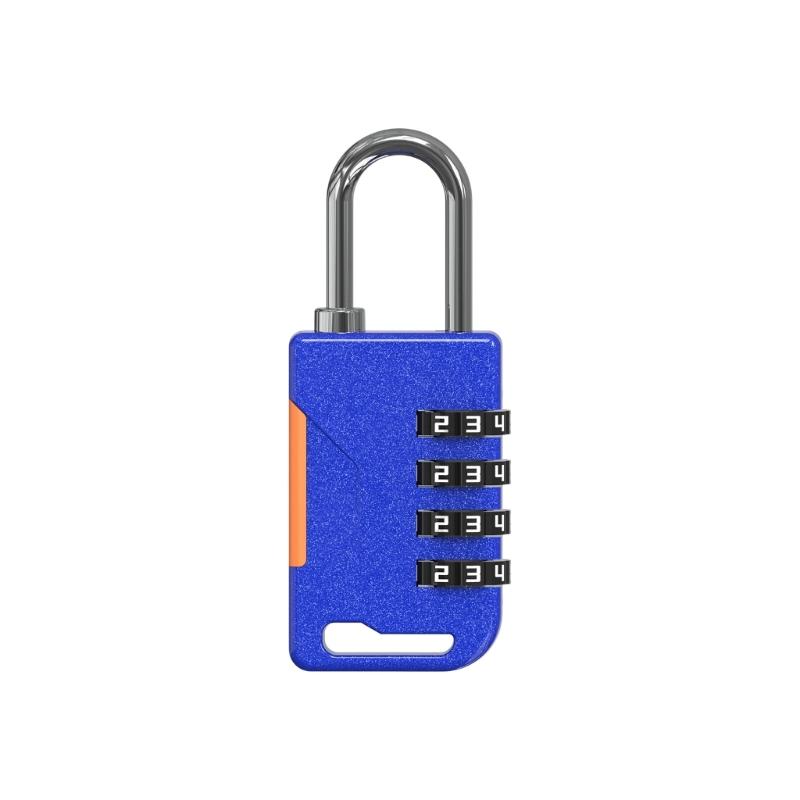 Antitheft Padlock 4 Digit Travel Combination Lock Lockers Password Lock Outdoor Gym Code Lock for Lockers Storage Box