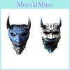 Halloween Demon Warrior Hannya Horror Latex Full Face Mask Cosplay Prop
