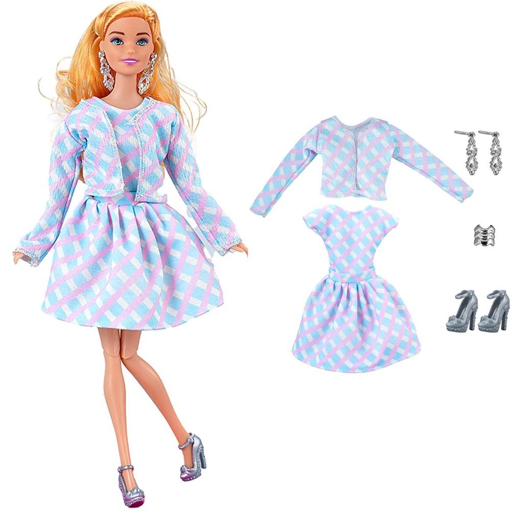 NK Official New Winter Clothing 1/6 Doll Accessories Fashion Lady 11.5 Inch Doll Clothes Modern Dress For Girl's Doll Gift JJ