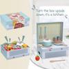 Wooden Play Food Set, Play Kitchen Accessories, 78PCS Pretend PlayCooking Toy, Vegetables Fruits Cutting Toys, Play Dishes