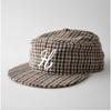 Trendy British Retro Letter Embroidered Flat Top Baseball Cap - Unisex Fashion Casual Versatile Sun Visor