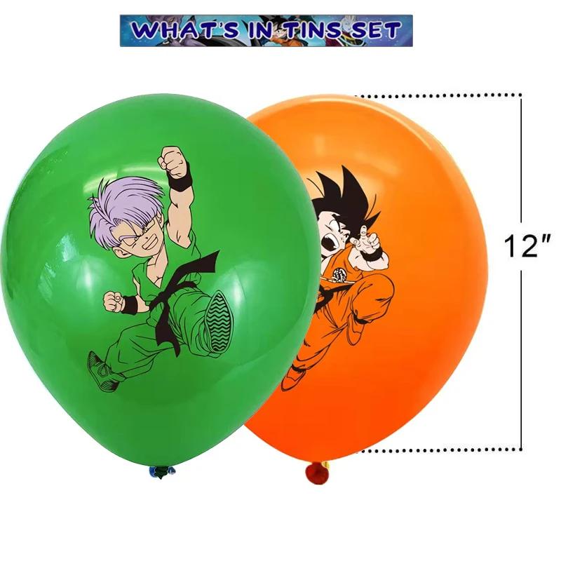 12 buc 12 inch Balon Latex Dragon Ball Accesorii Petrecere Balon Petrecere Son Goku Baloane Decorațiuni Petrecere Ziua Copiilor Jucării Cadou