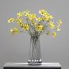 Kunstig blomst Vanntett Realistisk Silke Stoff Tusenfryd Kunstig blomst for hjemmeinnredning
