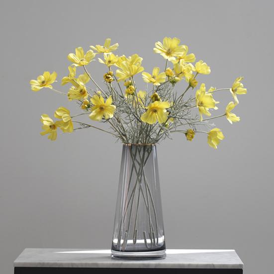 Kunstig blomst Vanntett Realistisk Silke Stoff Tusenfryd Kunstig blomst for hjemmeinnredning